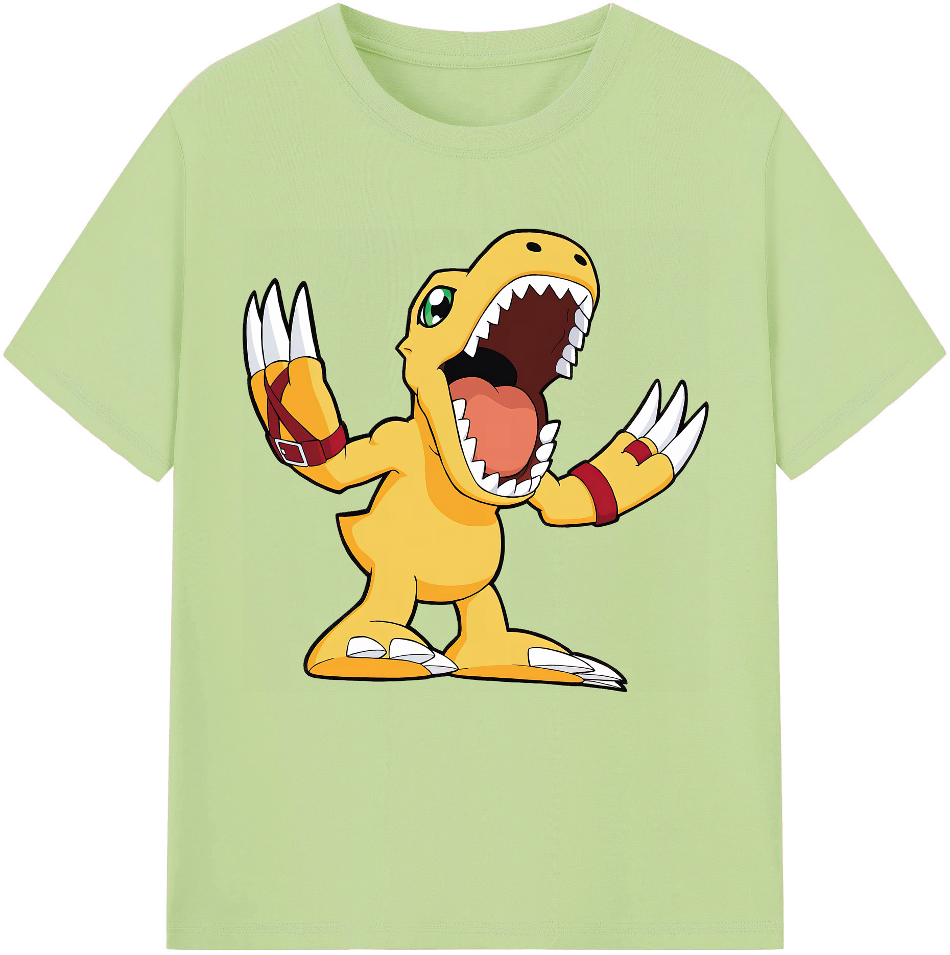 （画像用） Digimon デジタルモンスター/デジモン 綿100％半袖Tシャツ（フロントプリント）